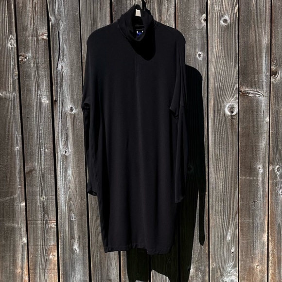 Kit and Ace black turtleneck sweater dress size 8 - Picture 1 of 16